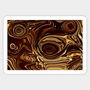 Golden Chocolate Sticker